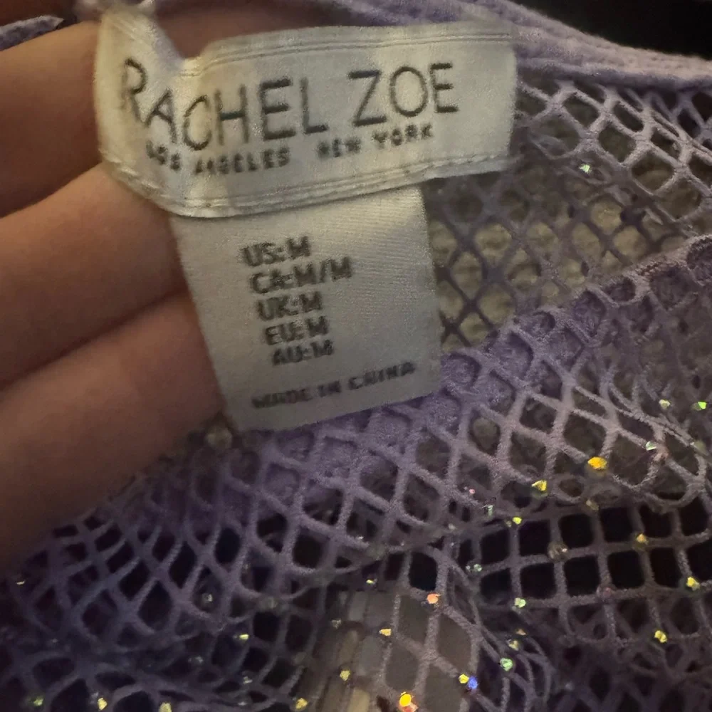 Lavender Mesh Top - Picture 3 of 4